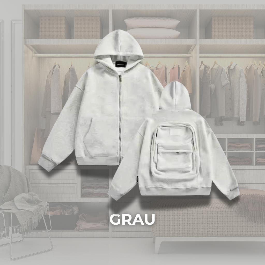 HoodiePack – der Hoodie mit eingebautem Rucksack + kostenloses E-book