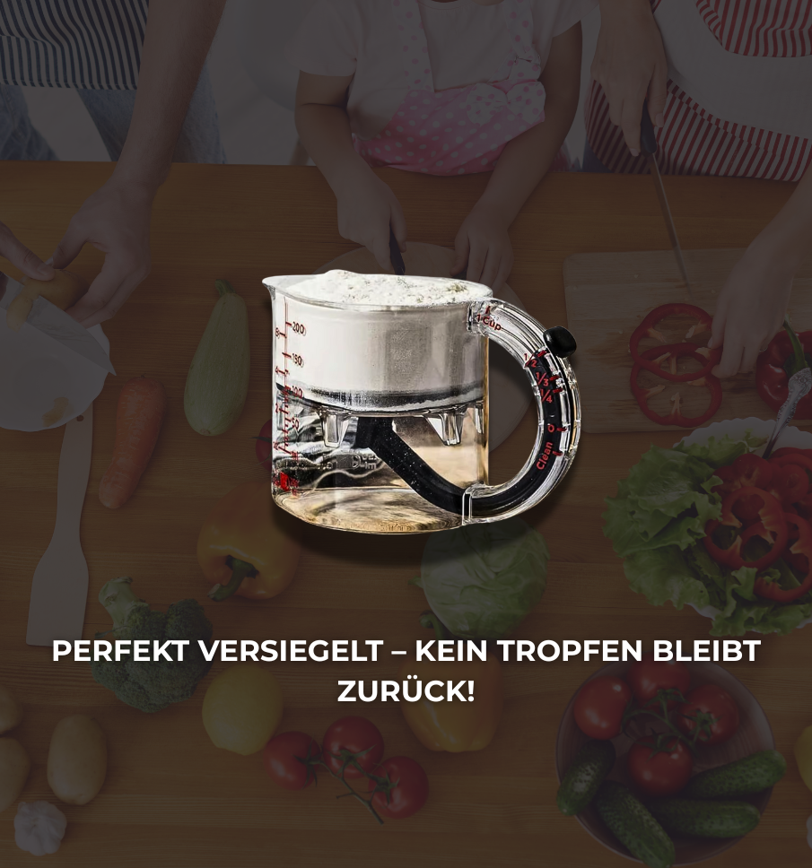 FlexiCup - Der clevere 4-in-1 Messbecher für Backen & Kochen + kostenloses E-book