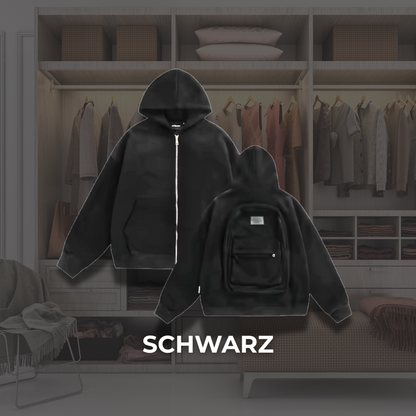 HoodiePack – der Hoodie mit eingebautem Rucksack + kostenloses E-book