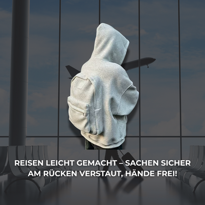 HoodiePack – der Hoodie mit eingebautem Rucksack + kostenloses E-book