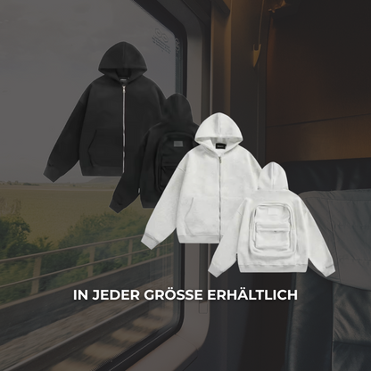 HoodiePack – der Hoodie mit eingebautem Rucksack + kostenloses E-book