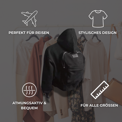 HoodiePack – der Hoodie mit eingebautem Rucksack + kostenloses E-book