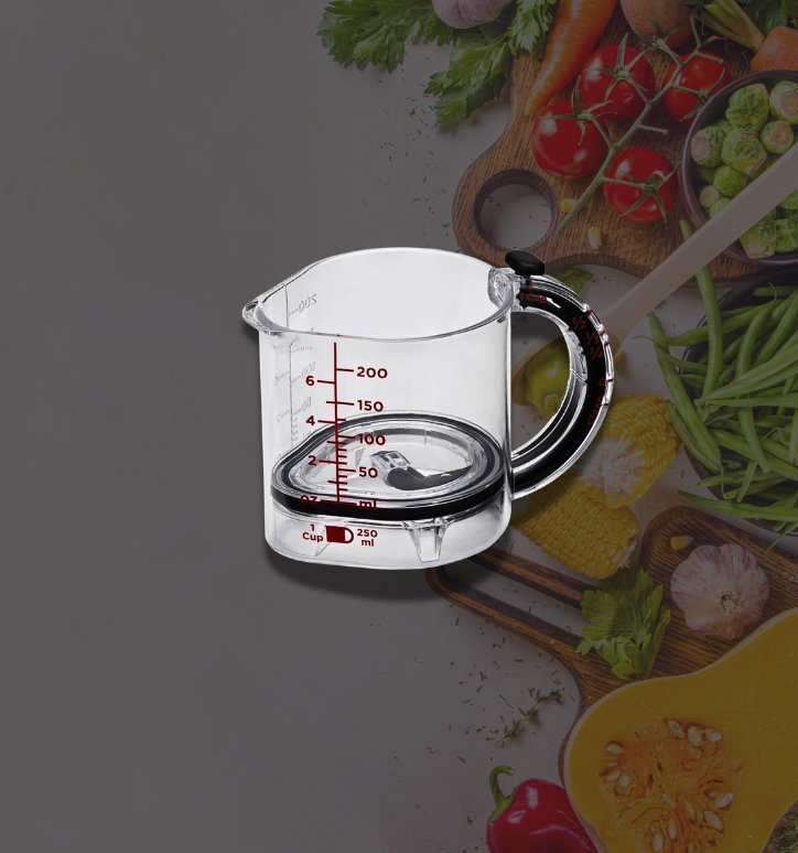 FlexiCup - Der clevere 4-in-1 Messbecher für Backen & Kochen